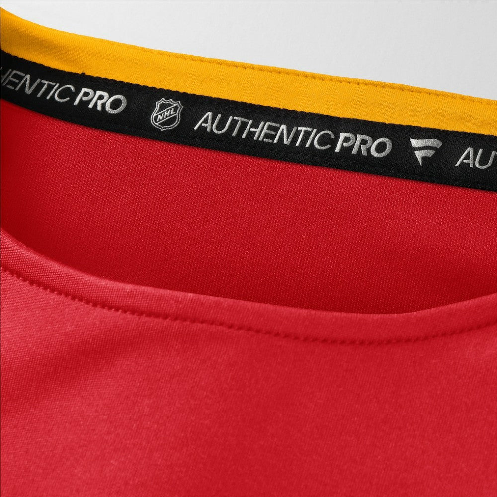 Calgary Flames Fanatics Authentic Pro Rink Tech Long Sleeve T-Shirt - Red | Fanatics discount