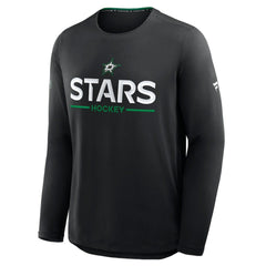 Dallas Stars Fanatics Authentic Pro Rink Tech Long Sleeve T-Shirt - Black | Fanatics Lifestyle