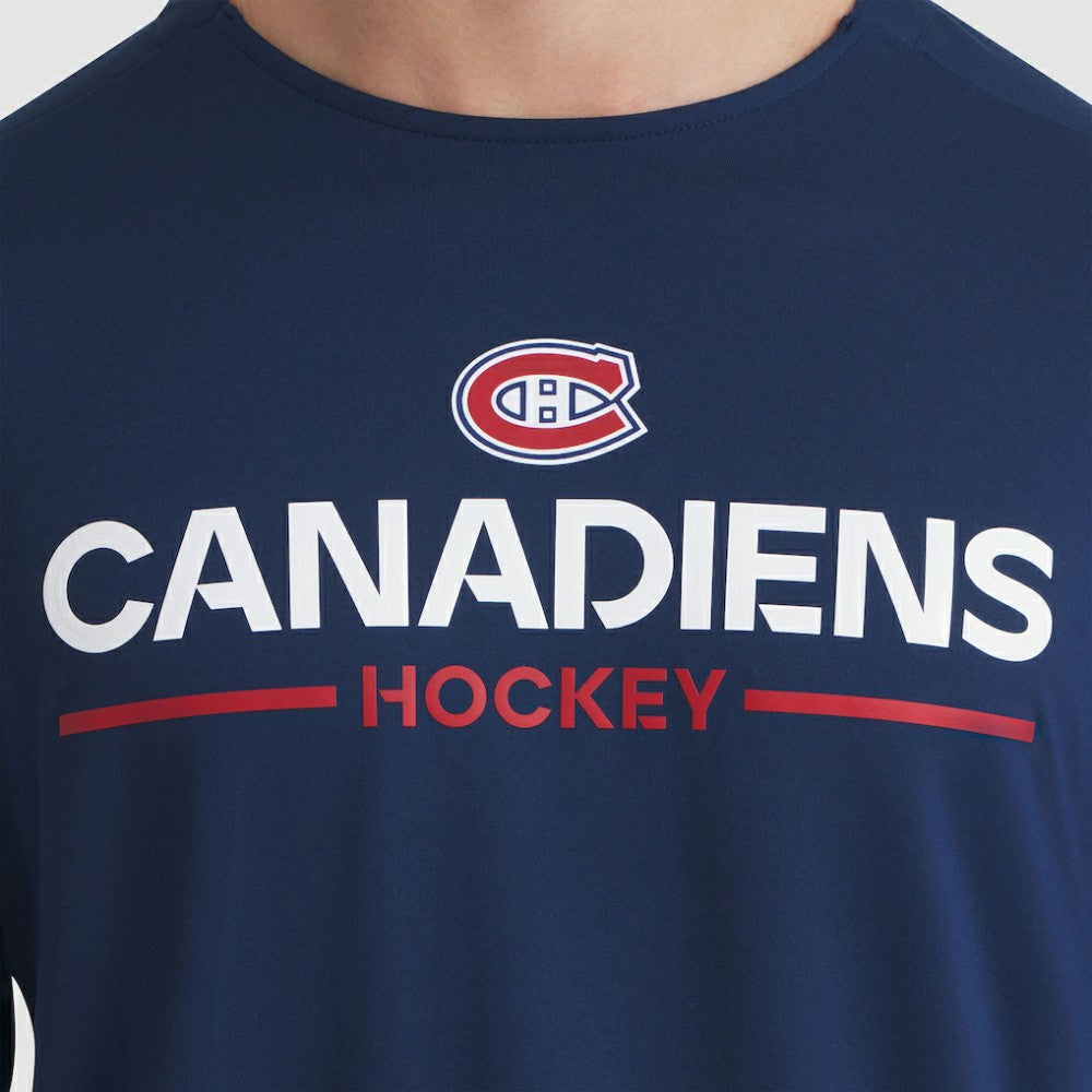 Montreal Canadiens Fanatics Authentic Pro Rink Tech Long Sleeve T-Shirt - Navy | Fanatics Clearance
