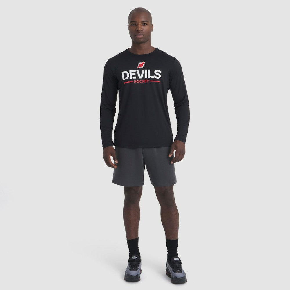 New Jersey Devils Fanatics Authentic Pro Rink Tech Long Sleeve T-Shirt - Black | Fanatics on sale