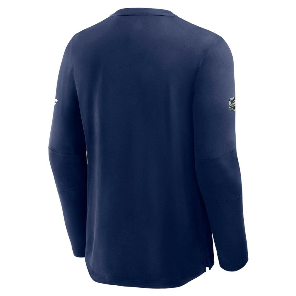 New York Rangers Fanatics Authentic Pro Rink Tech Long Sleeve T-Shirt - Navy | Fanatics Lifestyle
