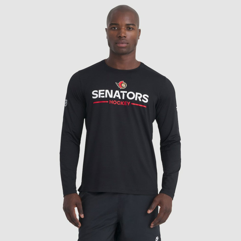 Ottawa Senators Fanatics Authentic Pro Rink Tech Long Sleeve T-Shirt - Black | Fanatics discount