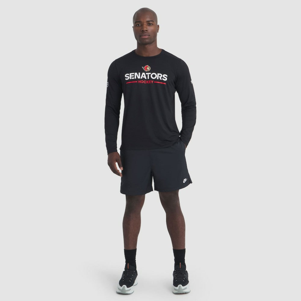 Ottawa Senators Fanatics Authentic Pro Rink Tech Long Sleeve T-Shirt - Black | Fanatics discount