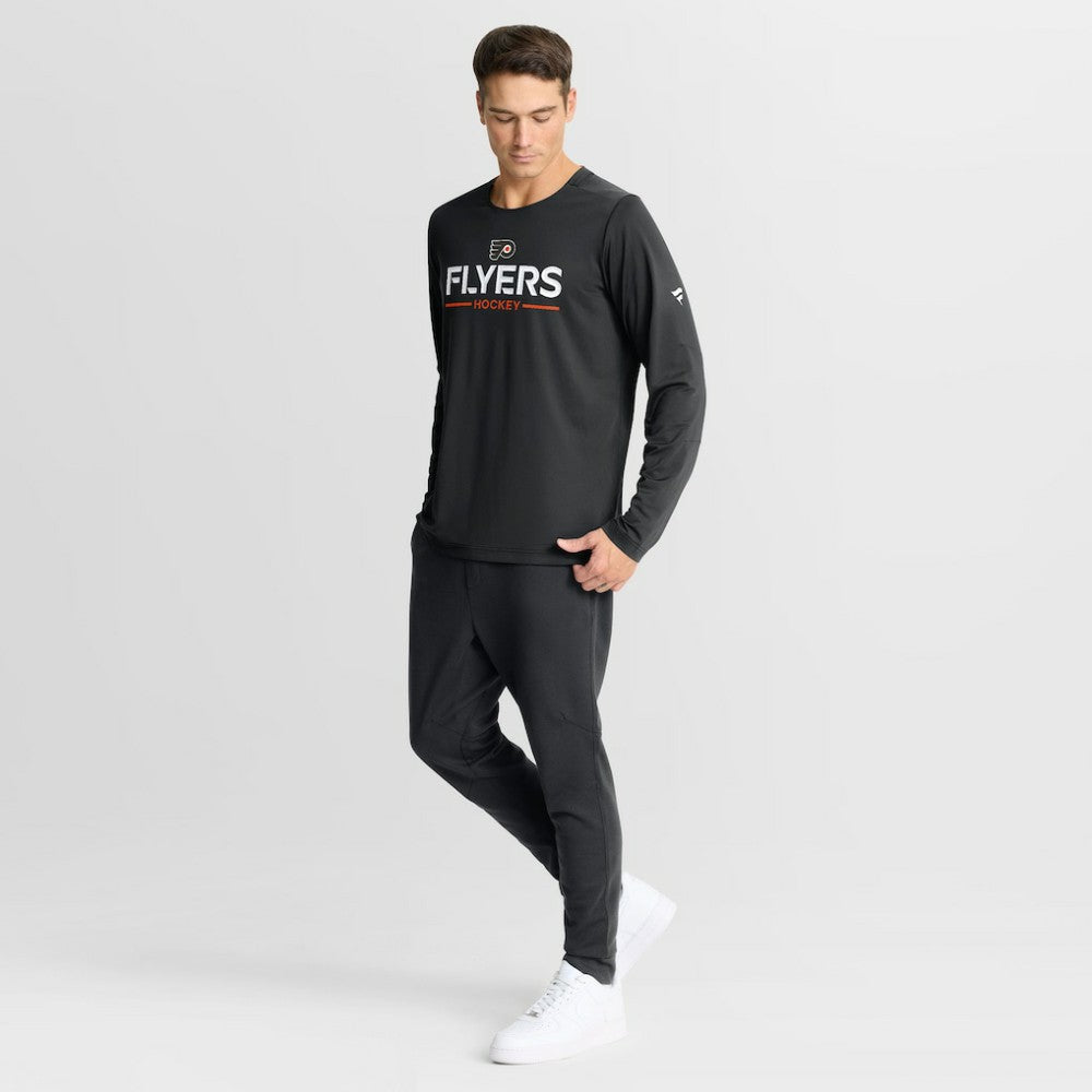 Philadelphia Flyers Fanatics Authentic Pro Rink Tech Long Sleeve T-Shirt - Black | Fanatics discount