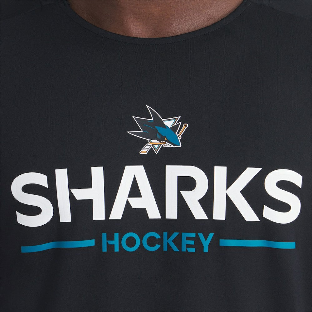 San Jose Sharks Fanatics Authentic Pro Rink Tech Long Sleeve T-Shirt - Black | Fanatics discount