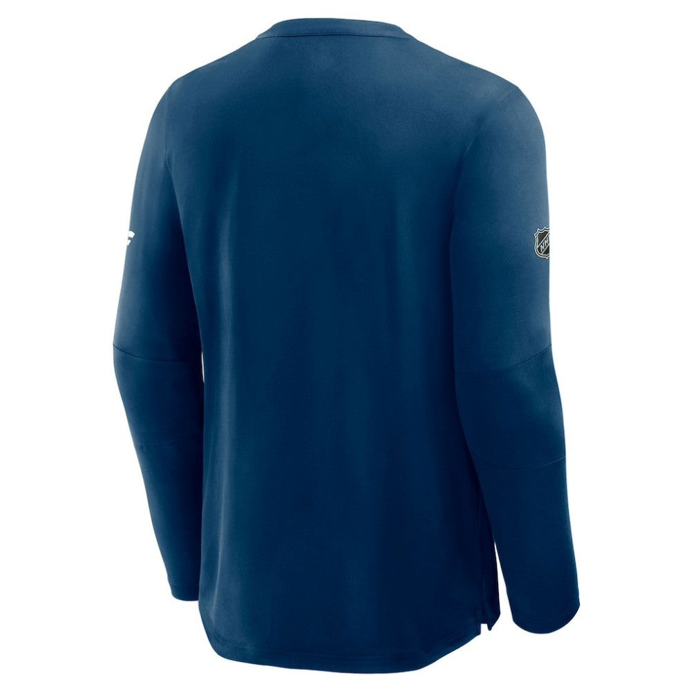 Seattle Kraken Fanatics Authentic Pro Rink Tech Long Sleeve T-Shirt - Navy | Fanatics sale