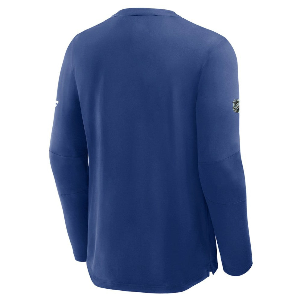 Toronto Maple Leafs Fanatics Authentic Pro Rink Tech Long Sleeve T-Shirt - Blue | Fanatics Clearance