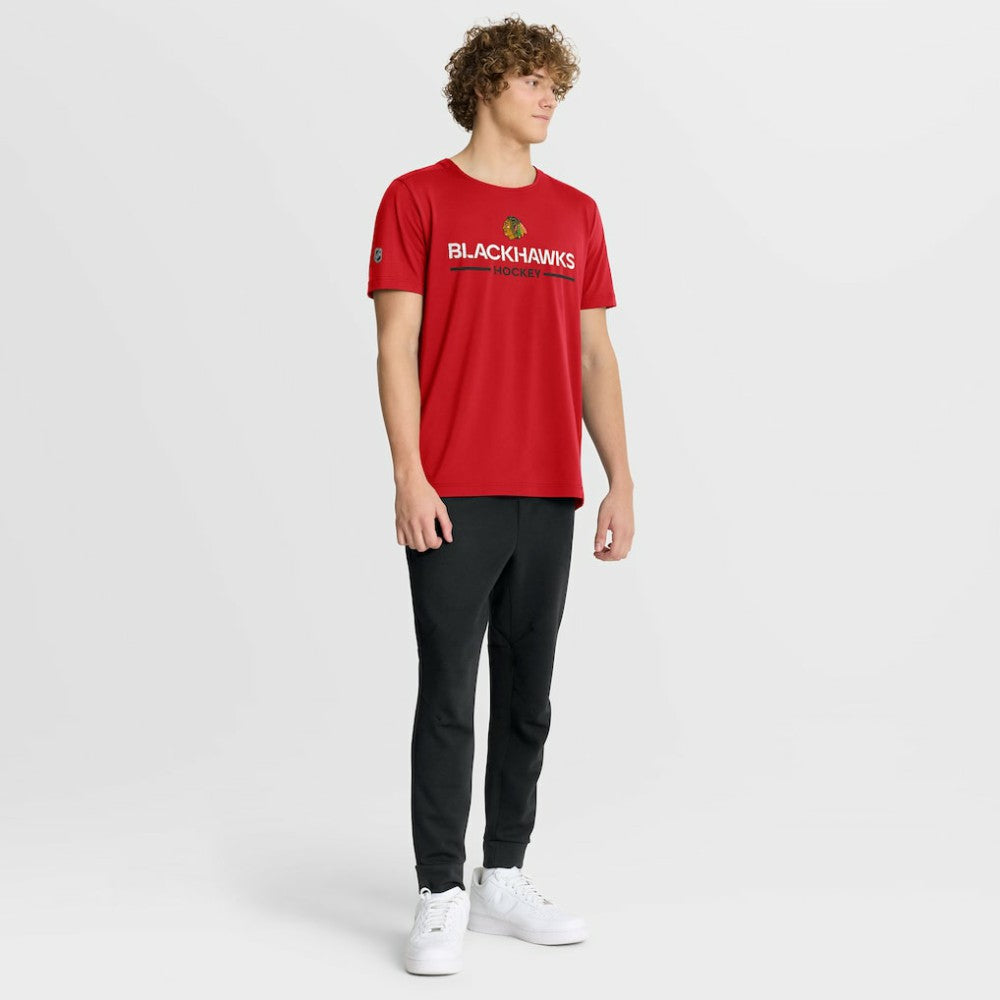 Chicago Blackhawks Fanatics Authentic Pro Rink Tech T-Shirt - Red | Fanatics sale