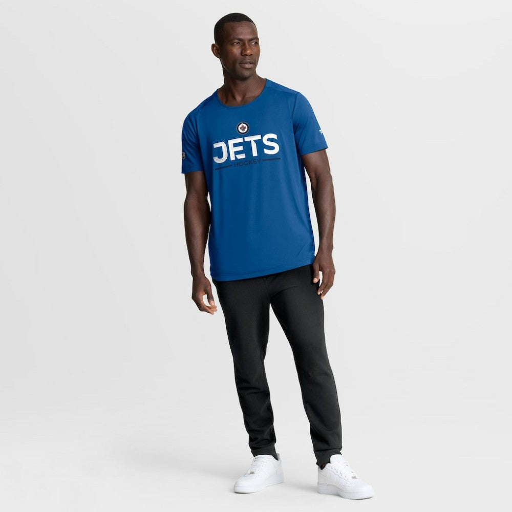 Winnipeg Jets Fanatics Authentic Pro Rink Tech T-Shirt - Blue | Fanatics discount