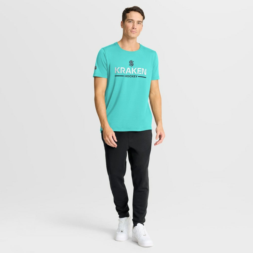 Seattle Kraken Fanatics Authentic Pro Rink Tech T-Shirt - Light Blue | Fanatics on sale