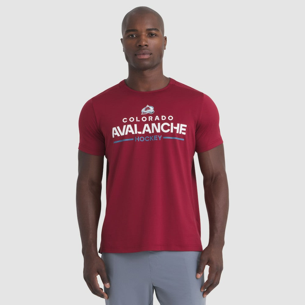 Colorado Avalanche Fanatics Authentic Pro Rink Tech T-Shirt - Burgundy | Fanatics on sale