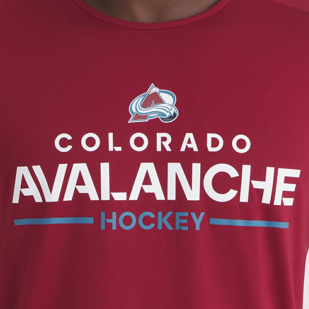 Colorado Avalanche Fanatics Authentic Pro Rink Tech T-Shirt - Burgundy | Fanatics on sale