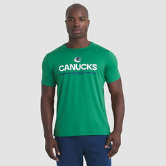 Vancouver Canucks Fanatics Authentic Pro Rink Tech T-Shirt - Green | Fanatics Lifestyle