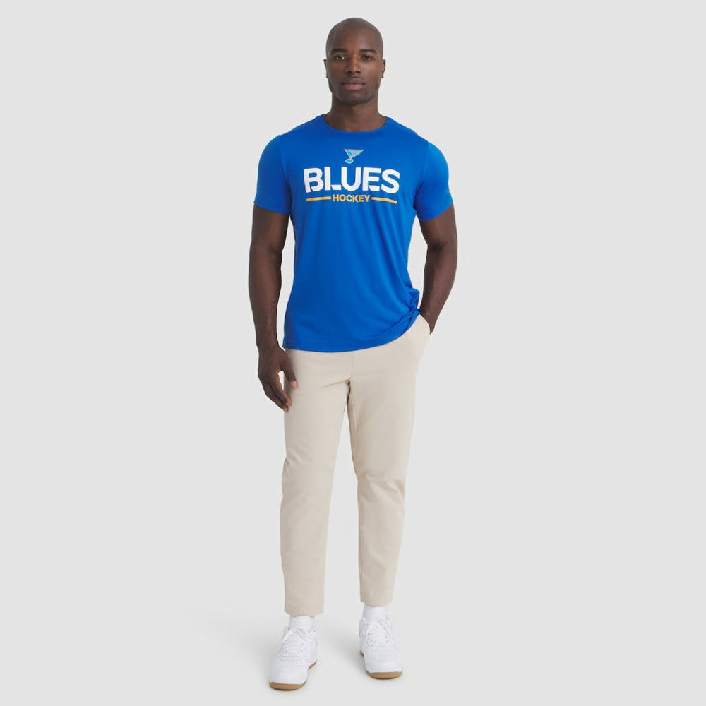St. Louis Blues Fanatics Authentic Pro Rink Tech T-Shirt - Blue | Fanatics on sale