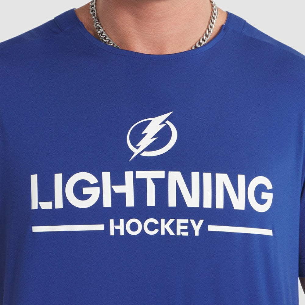 Tampa Bay Lightning Fanatics Authentic Pro Rink Tech T-Shirt - Blue | Fanatics on sale