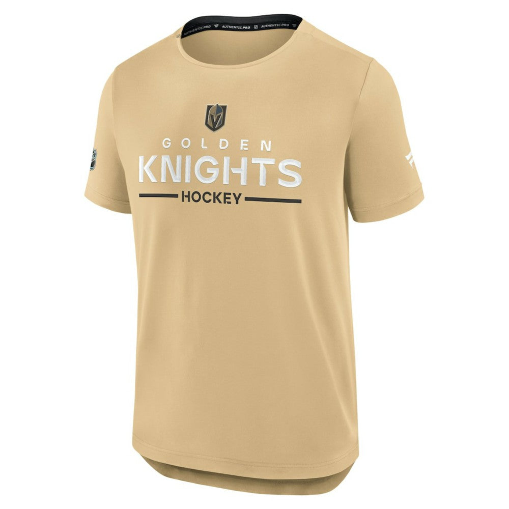 Vegas Golden Knights Fanatics Authentic Pro Rink Tech T-Shirt - Gold | Fanatics near me