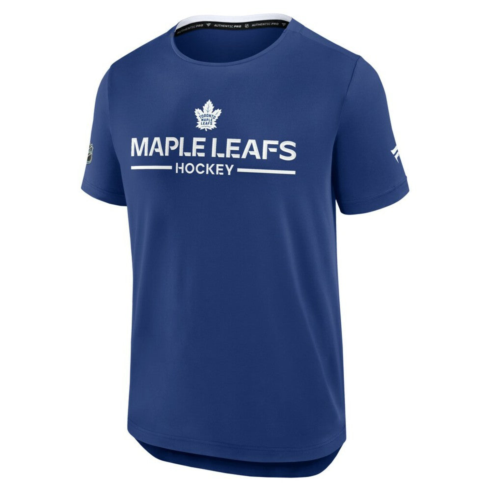 Toronto Maple Leafs Fanatics Authentic Pro Rink Tech T-Shirt - Blue | Fanatics online