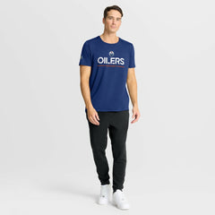 Edmonton Oilers Fanatics Authentic Pro Rink Tech T-Shirt - Royal | Fanatics Lifestyle