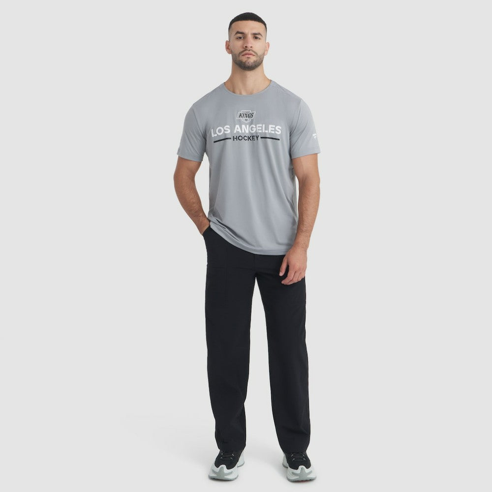 Los Angeles Kings Fanatics Authentic Pro Rink Tech T-Shirt - Gray | Fanatics Lifestyle