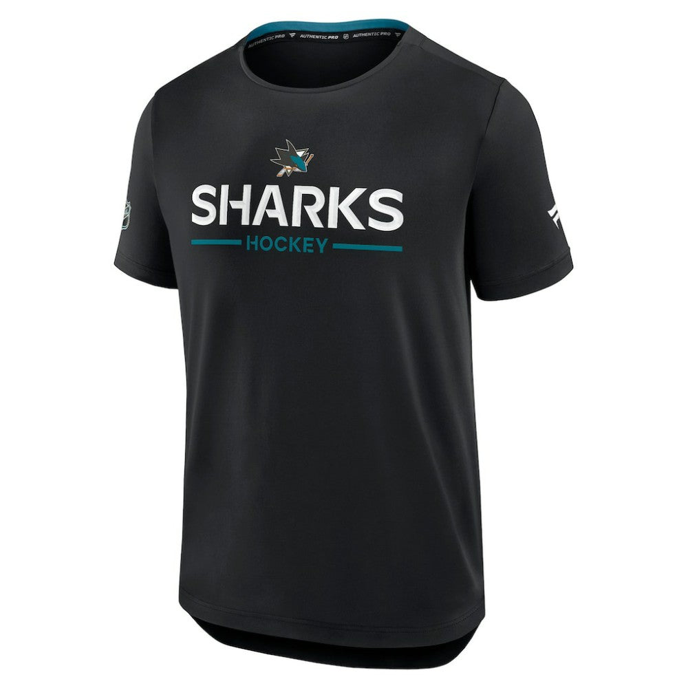 San Jose Sharks Fanatics Authentic Pro Rink Tech T-Shirt - Black | Fanatics sale