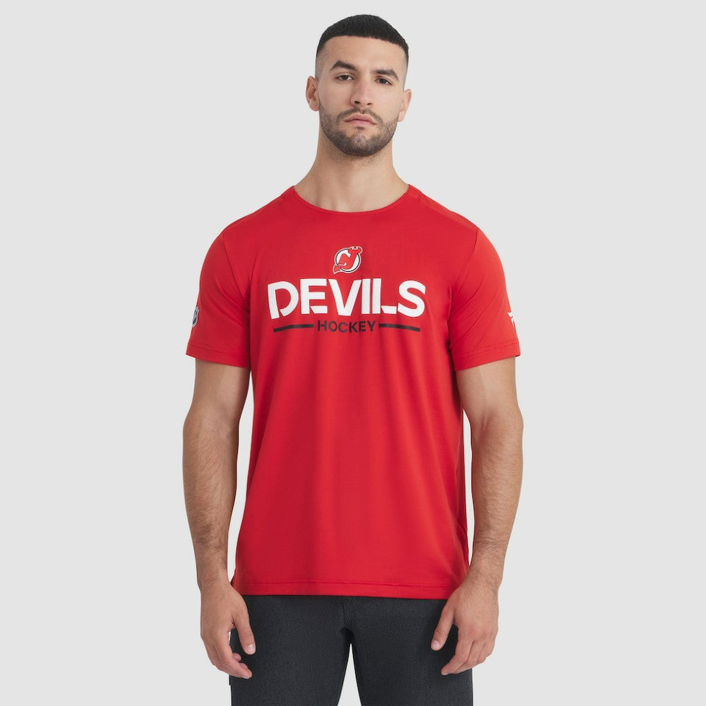 New Jersey Devils Fanatics Authentic Pro Rink Tech T-Shirt - Red | Fanatics sale