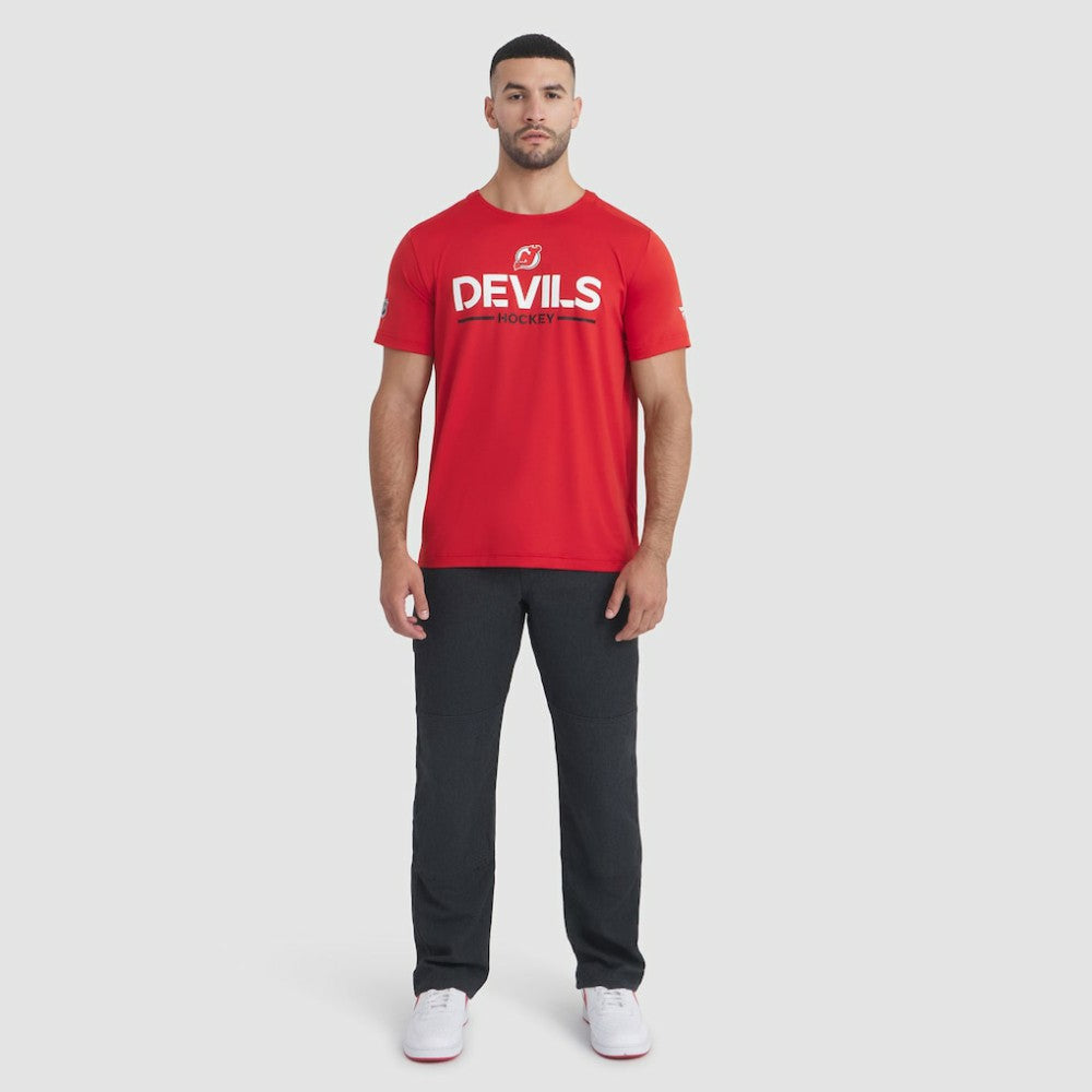 New Jersey Devils Fanatics Authentic Pro Rink Tech T-Shirt - Red | Fanatics sale