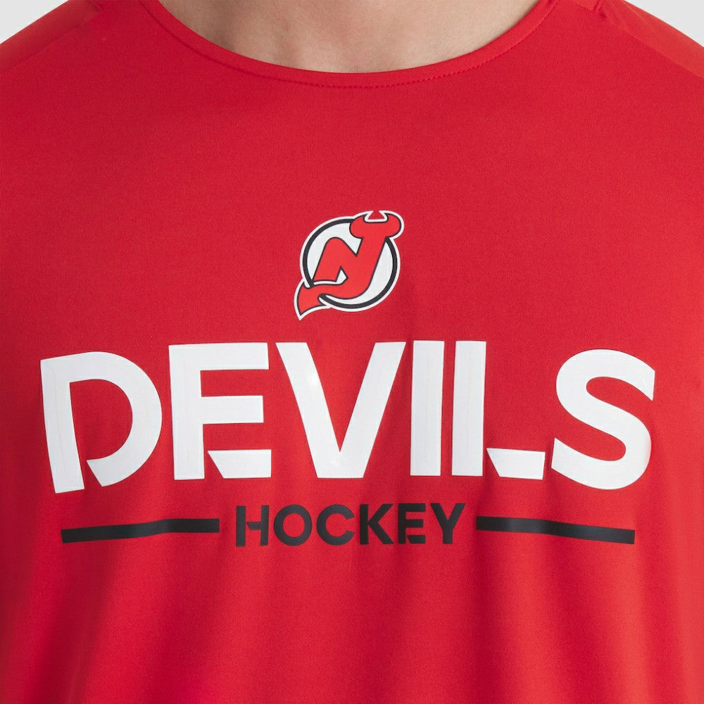 New Jersey Devils Fanatics Authentic Pro Rink Tech T-Shirt - Red | Fanatics sale
