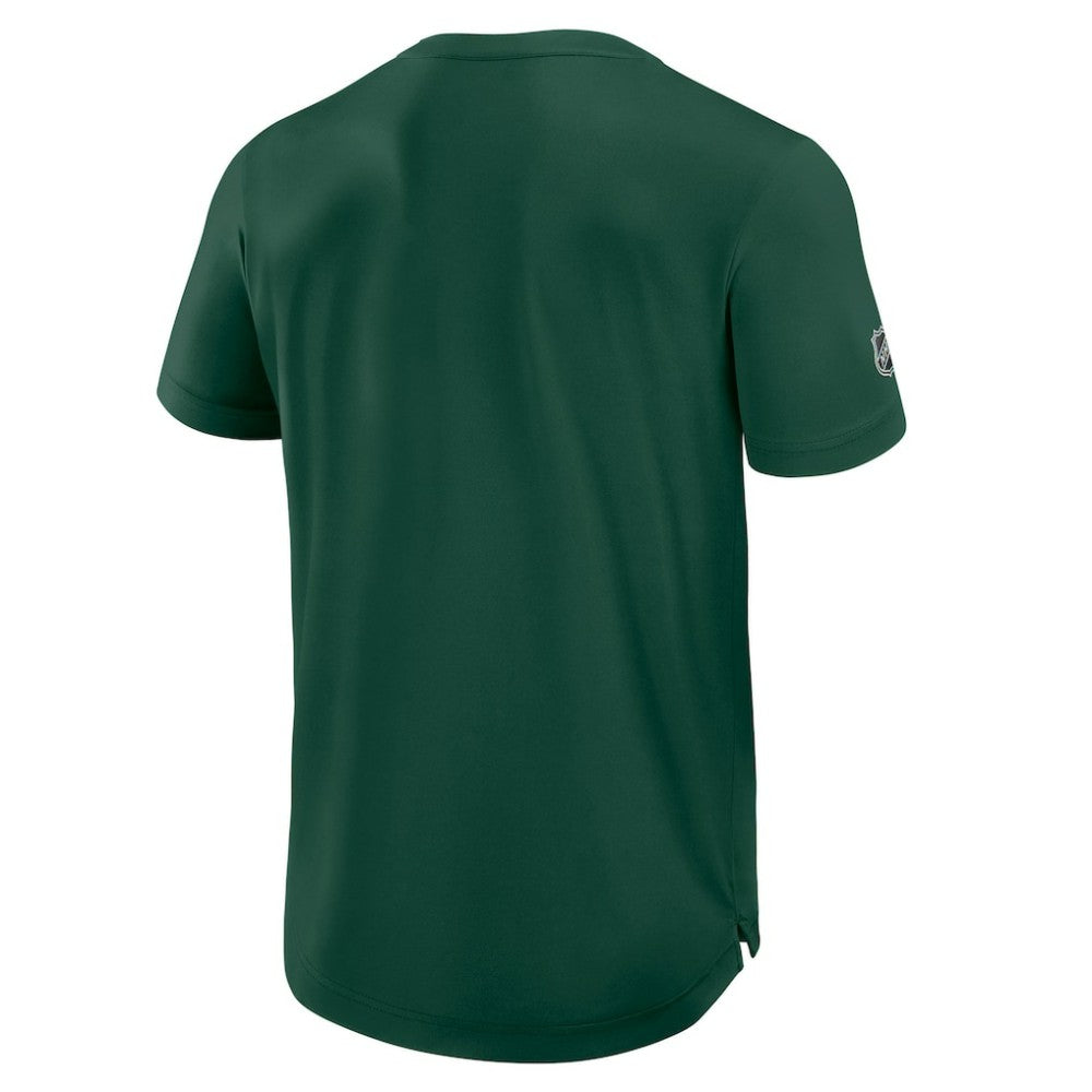 Minnesota Wild Fanatics Authentic Pro Rink Tech T-Shirt - Green | Fanatics Lifestyle