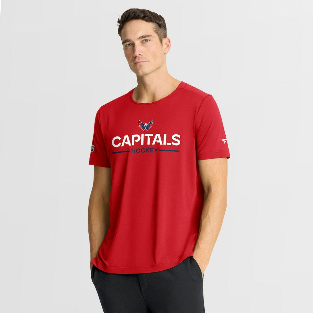 Washington Capitals Fanatics Authentic Pro Rink Tech T-Shirt - Red | Fanatics Lifestyle