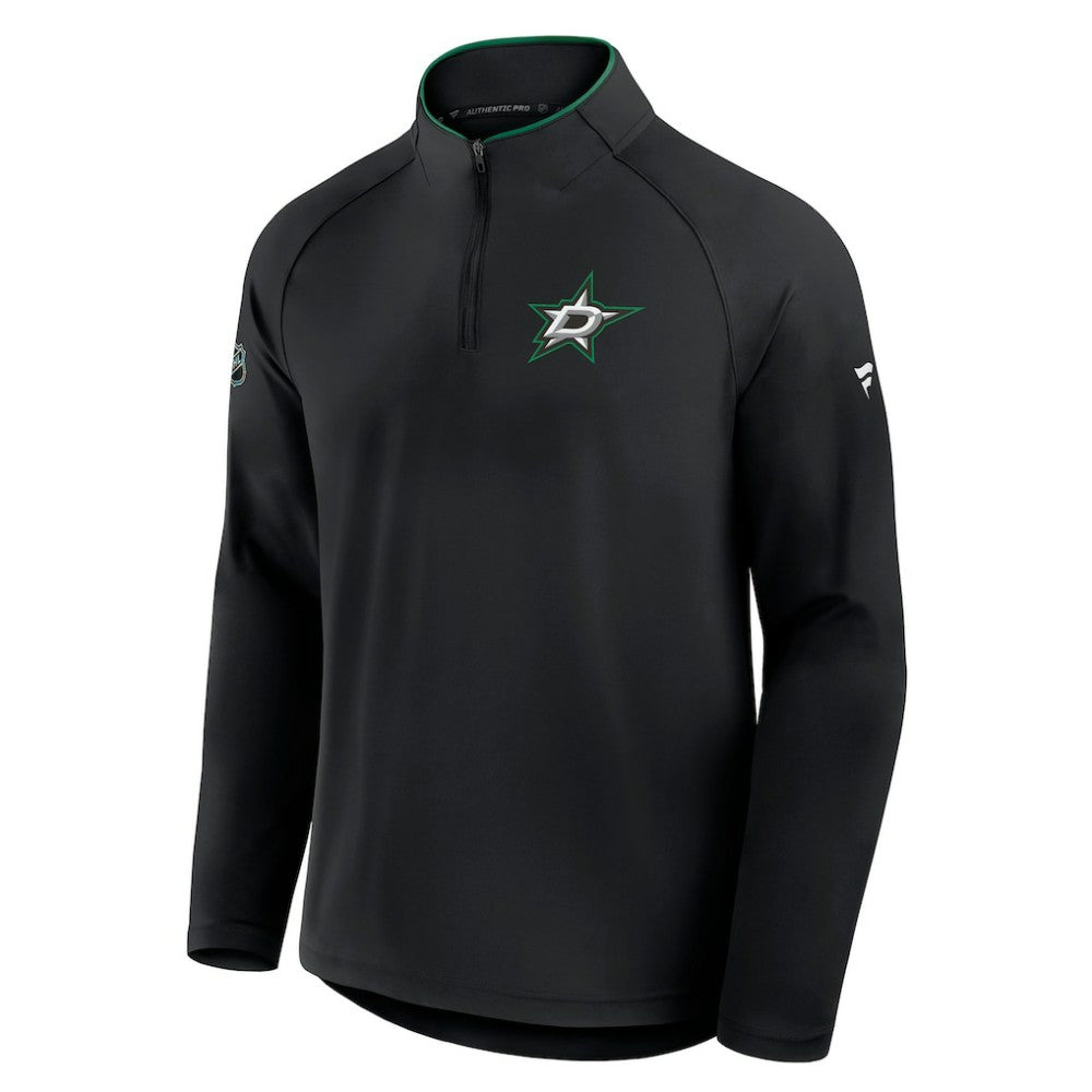 Dallas Stars Fanatics Authentic Pro Rink Training Quarter-Zip Pullover - Black | Fanatics on sale