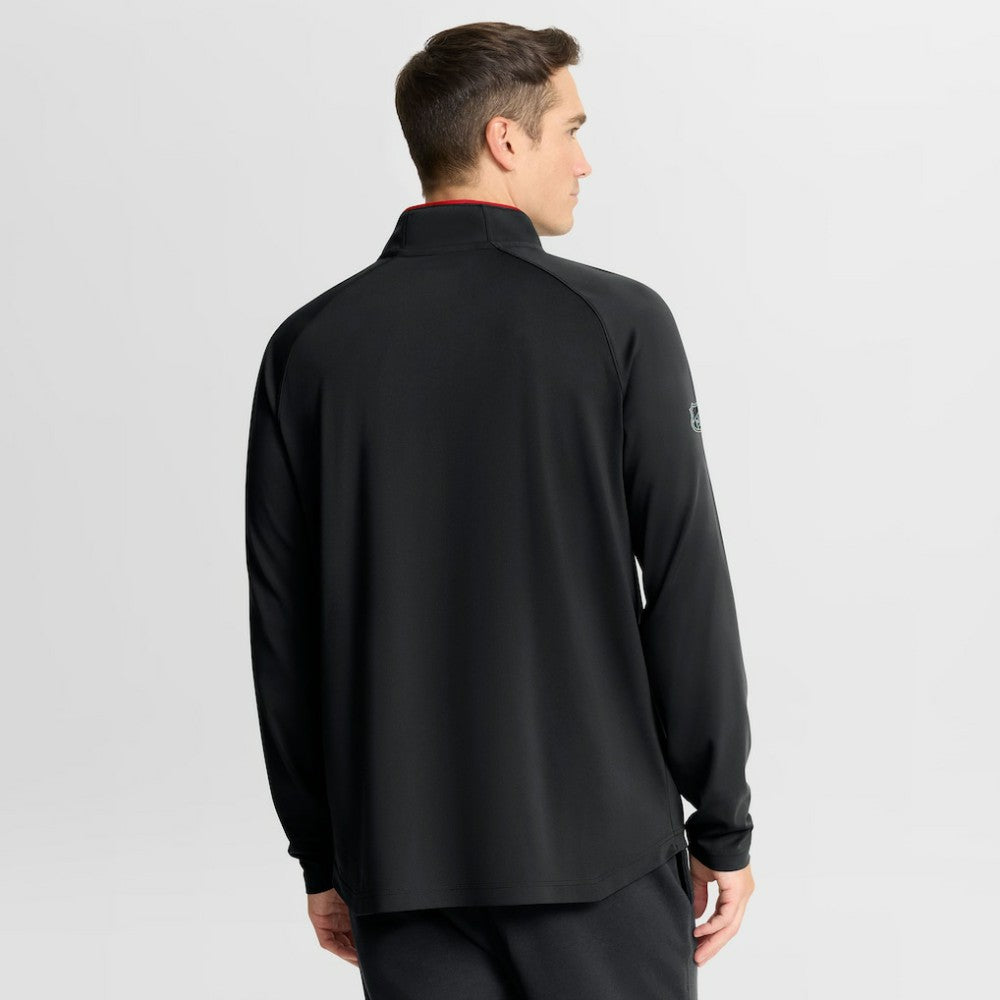 Chicago Blackhawks Fanatics Authentic Pro Rink Training Quarter-Zip Pullover - Black | Fanatics sale