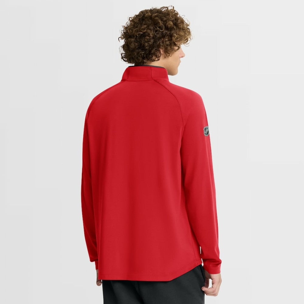 Chicago Blackhawks Fanatics Authentic Pro Rink Training Quarter-Zip Pullover - Red | Fanatics near me