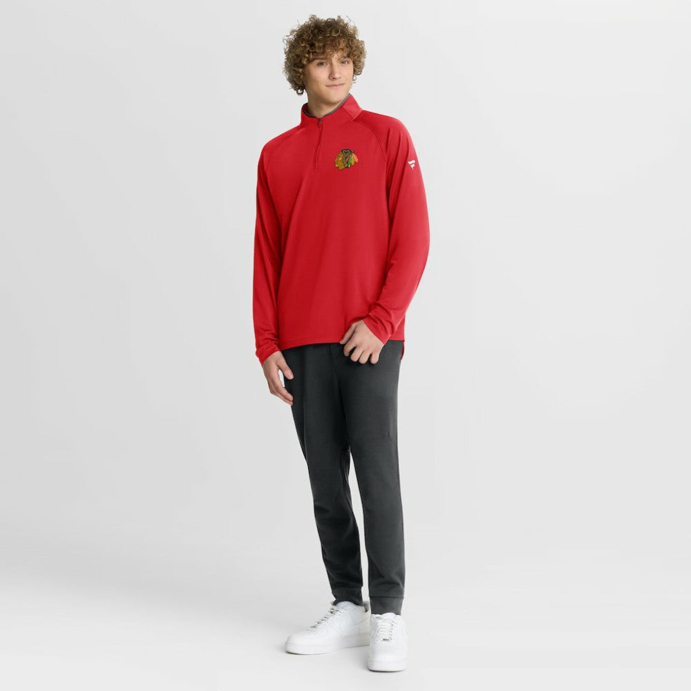 Chicago Blackhawks Fanatics Authentic Pro Rink Training Quarter-Zip Pullover - Red | Fanatics near me
