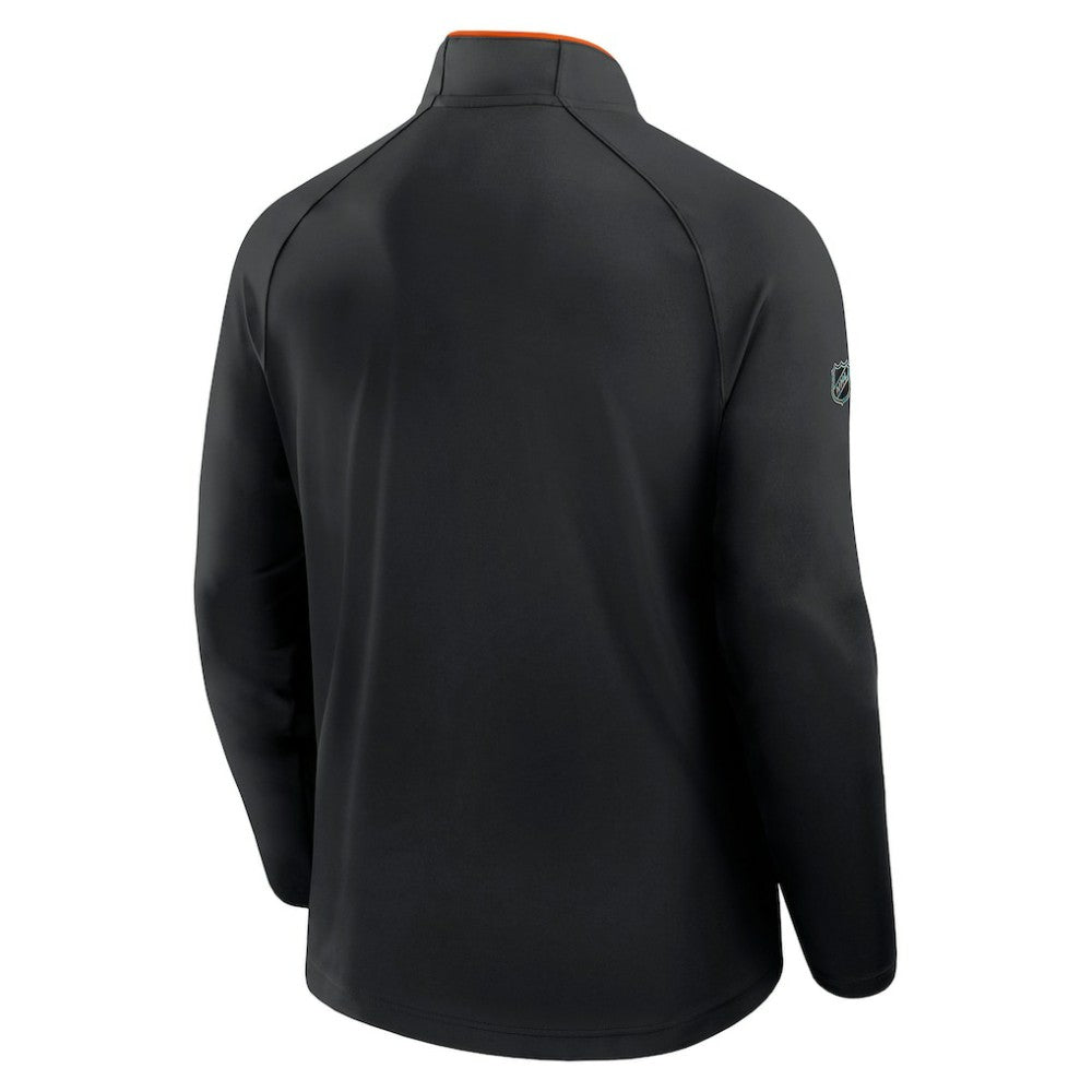 Philadelphia Flyers Fanatics Authentic Pro Rink Training Quarter-Zip Pullover - Black | Fanatics sale
