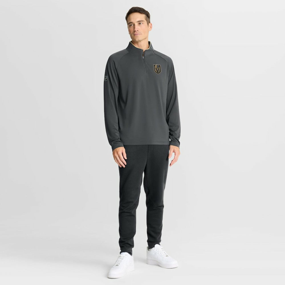 Vegas Golden Knights Fanatics Authentic Pro Rink Training Quarter-Zip Pullover - Gray | Fanatics on sale