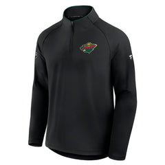 Minnesota Wild Fanatics Authentic Pro Rink Training Quarter-Zip Pullover - Black | Fanatics sale