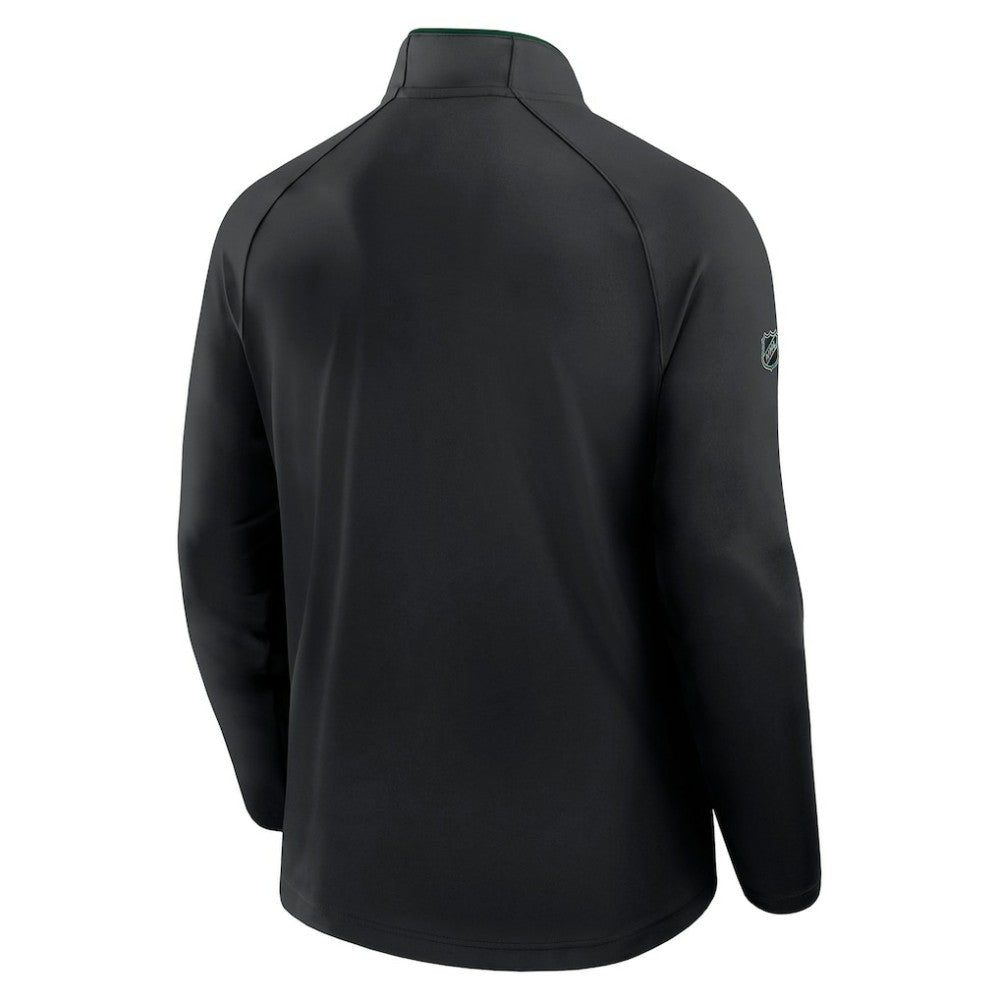Minnesota Wild Fanatics Authentic Pro Rink Training Quarter-Zip Pullover - Black | Fanatics sale