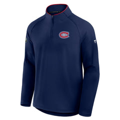 Montreal Canadiens Fanatics Authentic Pro Rink Training Quarter-Zip Pullover - Navy | Fanatics sale