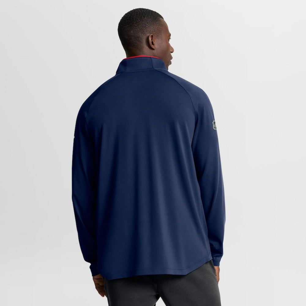 Columbus Blue Jackets Fanatics Authentic Pro Rink Training Quarter-Zip Pullover - Navy | Fanatics discount