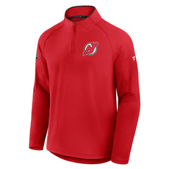New Jersey Devils Fanatics Authentic Pro Rink Training Quarter-Zip Pullover - Red | Fanatics discount