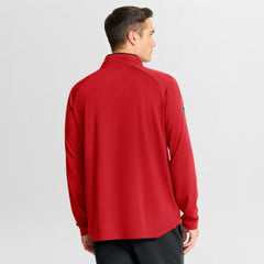 Chicago Blackhawks Fanatics Authentic Pro Rink Training Centennial Raglan Quarter-Zip Pullover - Red | Fanatics discount