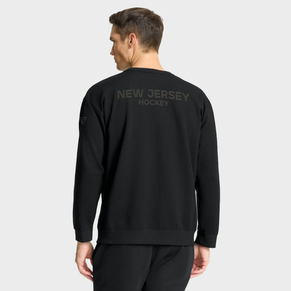 New Jersey Devils Fanatics Authentic Pro Road Tri-Blend Sweatshirt - Black | Fanatics on sale