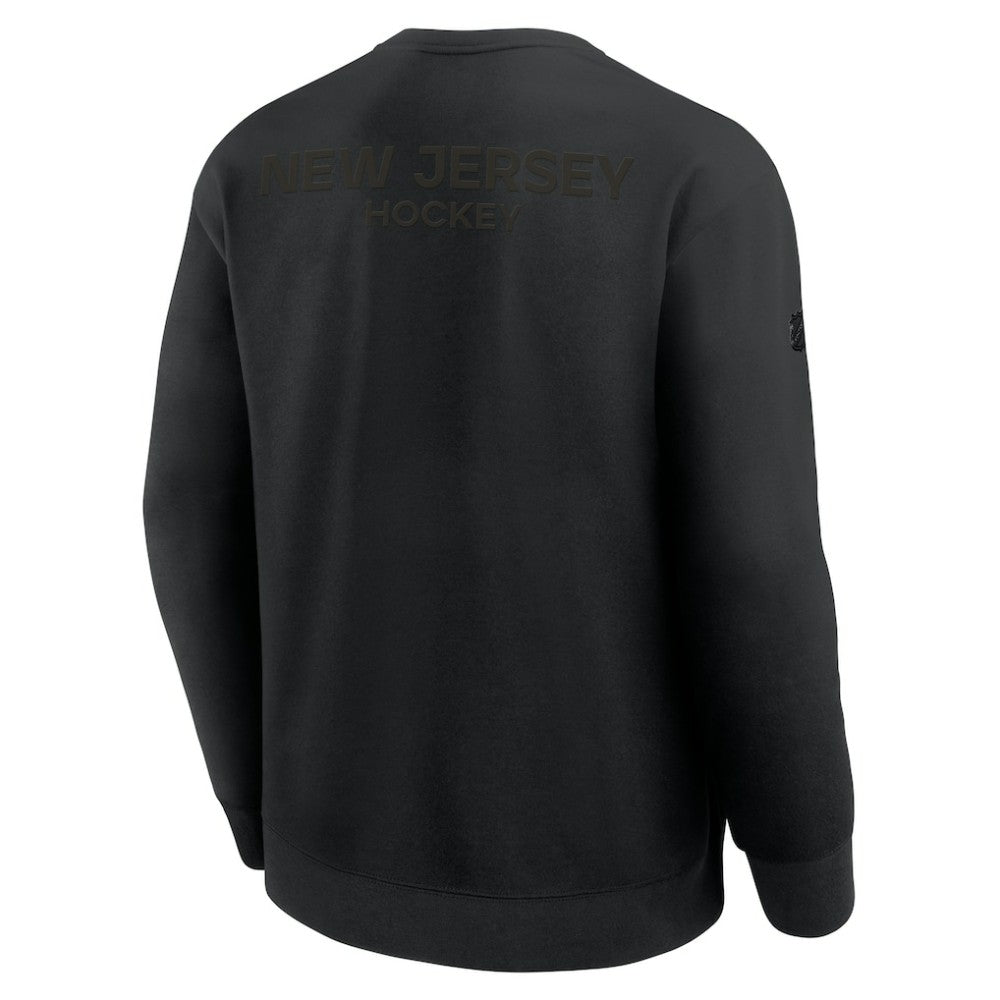 New Jersey Devils Fanatics Authentic Pro Road Tri-Blend Sweatshirt - Black | Fanatics on sale