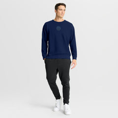 Edmonton Oilers Fanatics Authentic Pro Road Tri-Blend Sweatshirt - Navy | Fanatics Lifestyle