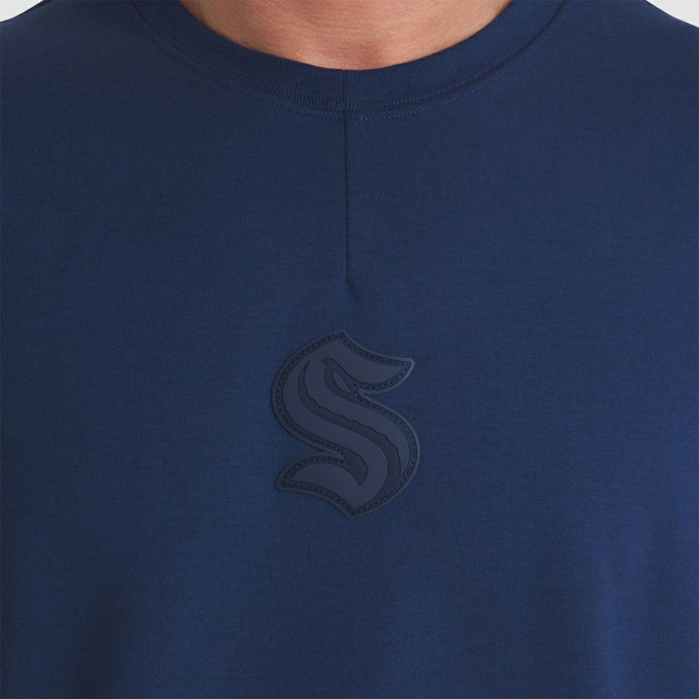 Seattle Kraken Fanatics Authentic Pro Road Tri-Blend Sweatshirt - Deep Sea Blue | Fanatics online
