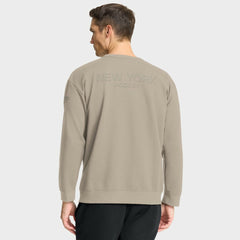 New York Islanders Fanatics Authentic Pro Road Tri-Blend Sweatshirt - Tan | Fanatics Lifestyle