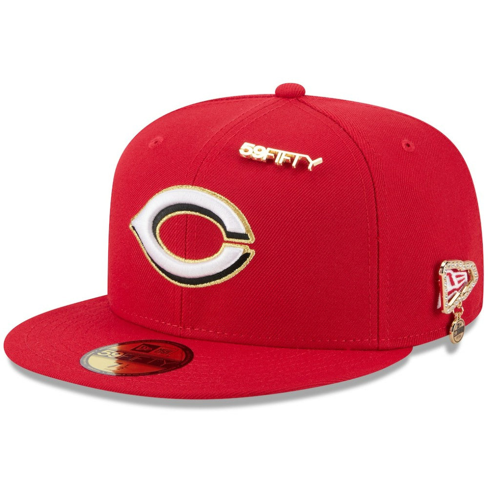 Cincinnati Reds New Era 2025 59FIFTY Day 59FIFTY Fitted Hat with Pins Sale