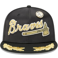 Atlanta Braves New Era 2025 59FIFTY Day Gold Leaf 59FIFTY Fitted Hat Near Me