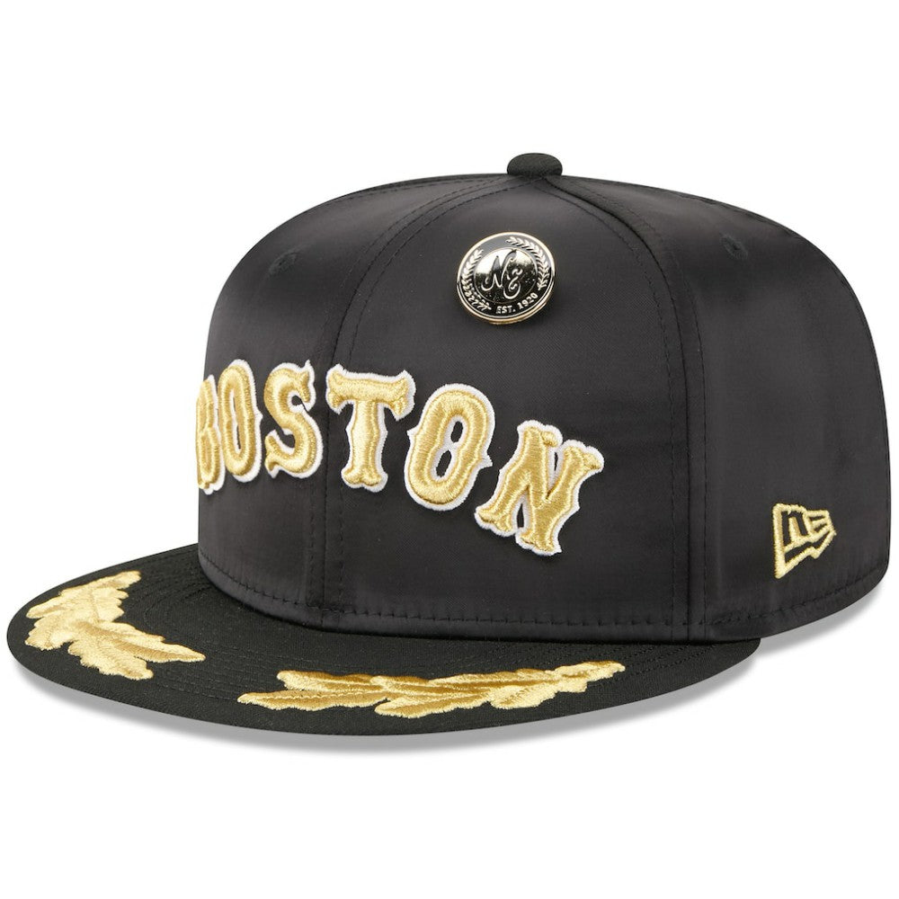 Boston Red Sox New Era 2025 59FIFTY Day Gold Leaf 59FIFTY Fitted Hat for sale