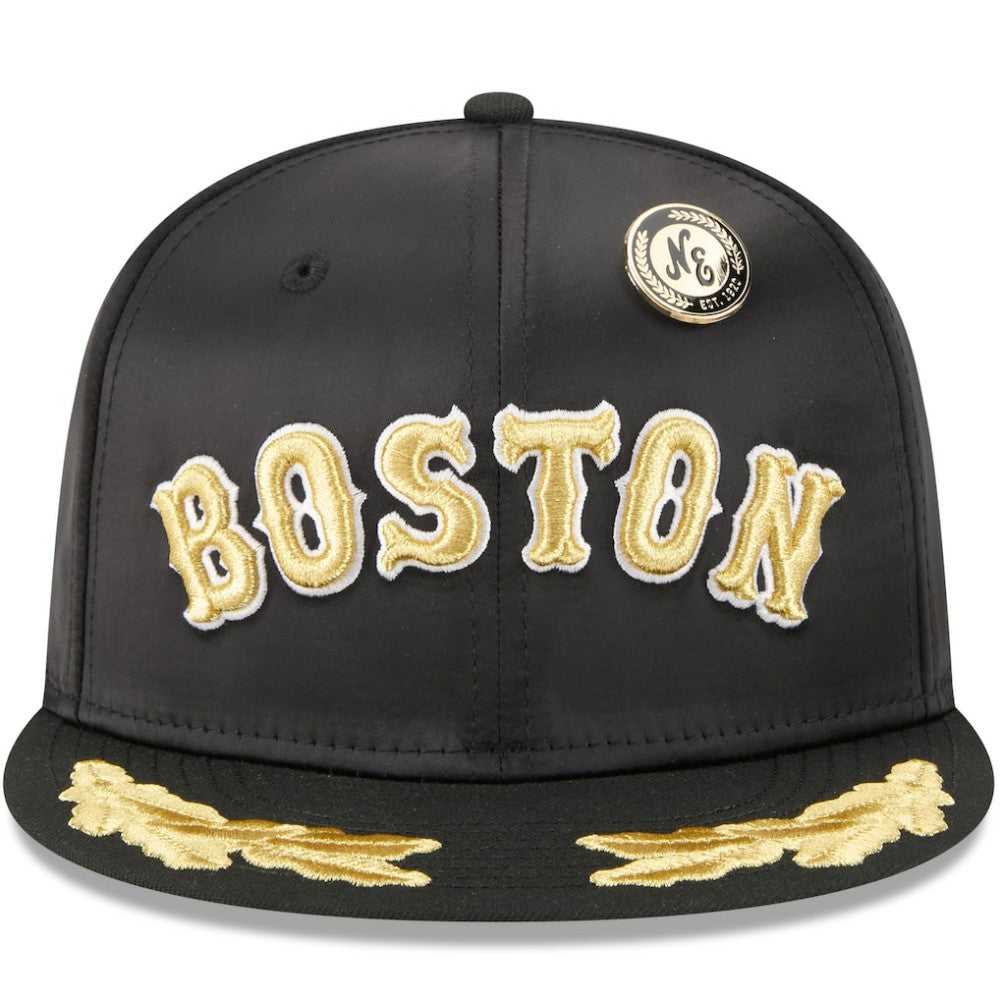 Boston Red Sox New Era 2025 59FIFTY Day Gold Leaf 59FIFTY Fitted Hat for sale